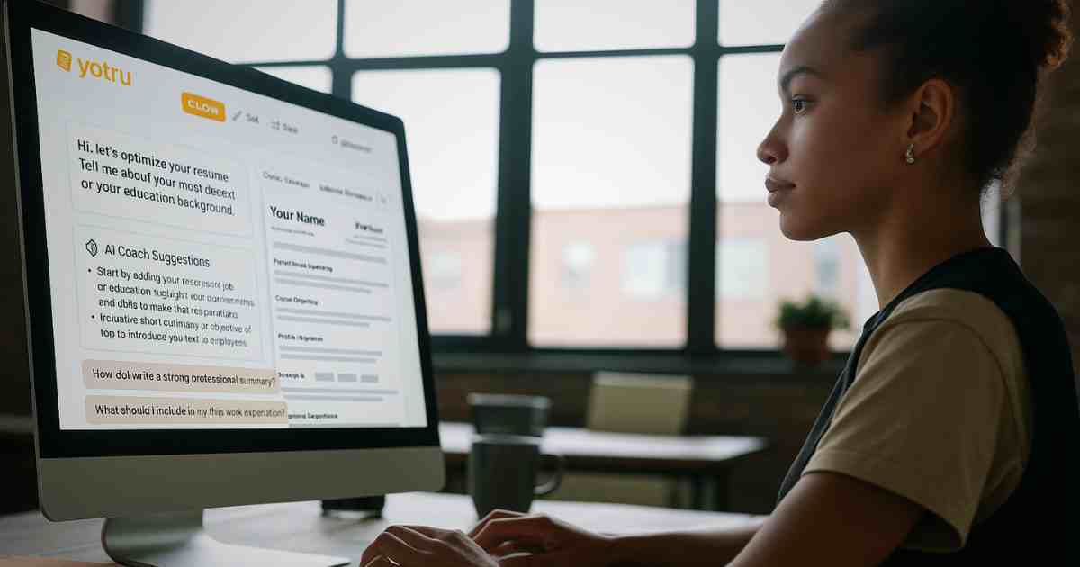 AI resume builder next generation with Yotru